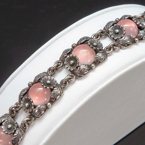 N. E. From Sterling and Rose Quartz Bracelet Denmark