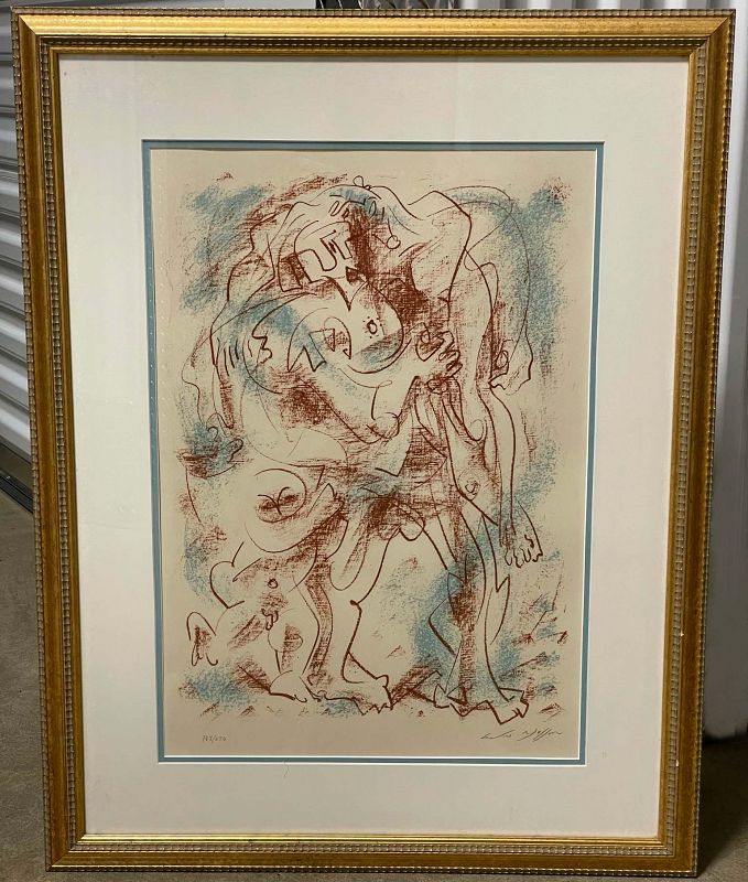 Andre Masson Lithograph Pencil Signed France Modernism