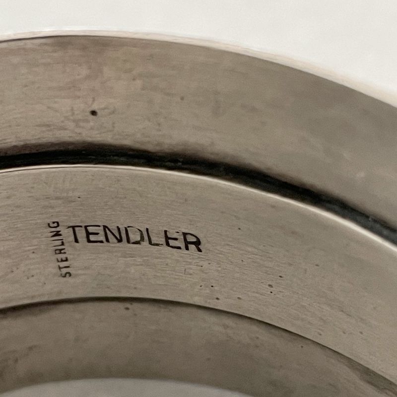 Bill Tendler Modernist Sterling Cuff Bracelet