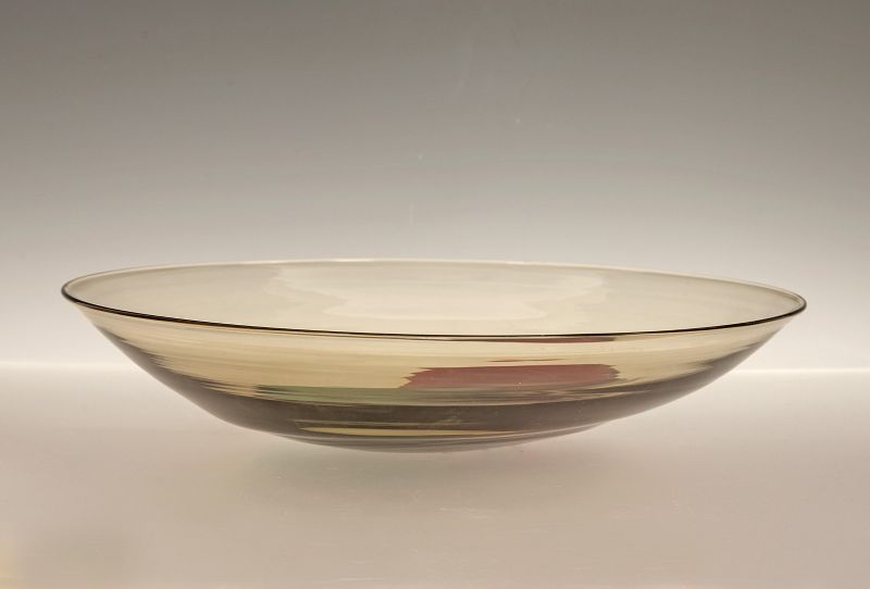 A Macchie bowl, c1942 Venini Murano Scarpa