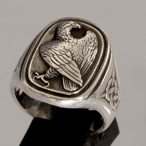 Georg Jensen Sterling Silver Eagle Ring