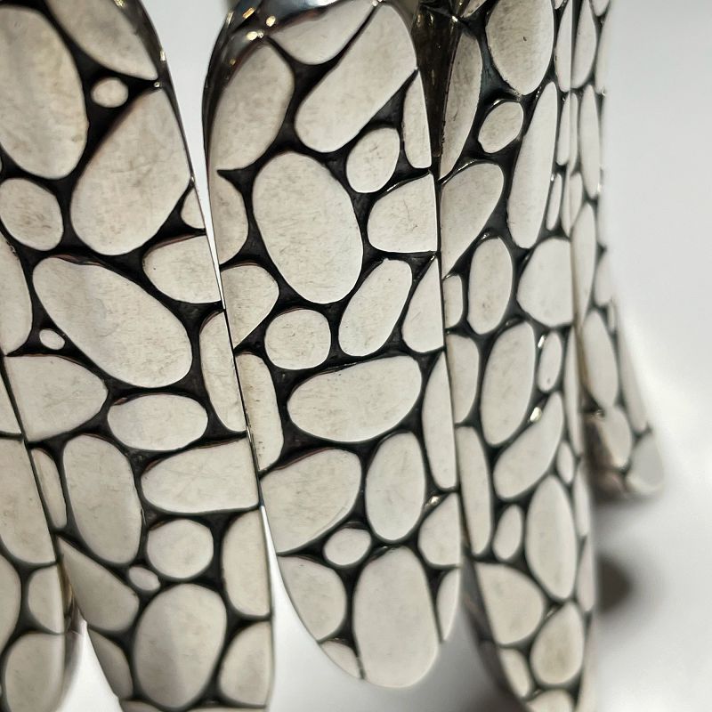 John Hardy Sterling Silver Kali Cuff Bracelet Post Modernist Design