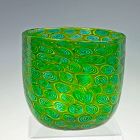 Ermanno Toso Modernist Spirali Vase Murano Art Glass