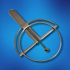 Robert Whitton Post Modernist Sterling Architectural Brooch