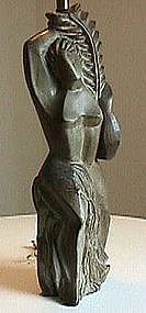 Marianna Von Allesch Deco Lady Figural Lamp