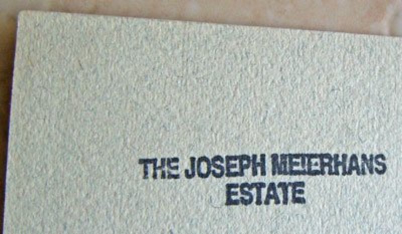 Joseph Meierhans Modernist Abstract Bucks County, Pa.