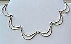 Fridl Modernist Sterling Necklace