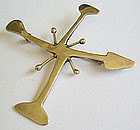 Early Ed Wiener Modernist Sterling Abstract Brooch