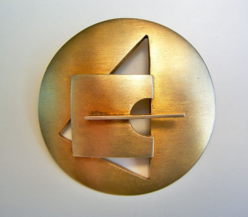 Tony Papp Post Modernist Sterling Brooch