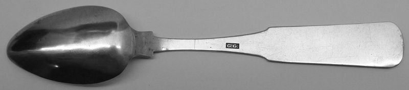 Dover, New Hampshire Coin Silver Spoon by George Gray Circa 1826