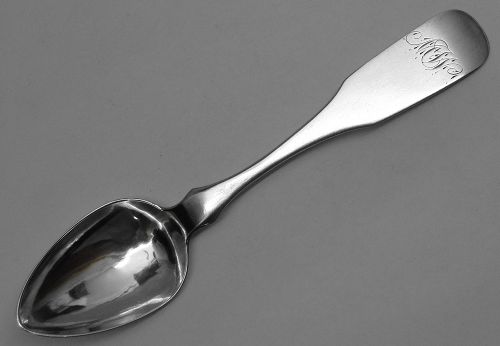 Philadelphia Coin Silver Teaspoon by Samuel Hutchinson Ca. 1828-39