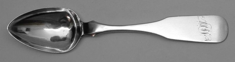 Philadelphia Coin Silver Teaspoon by Samuel Hutchinson Ca. 1828-39