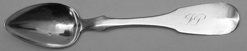 Norfolk, VA Coin Silver Spoon by Charles Frederick Greenwood, c1847-65