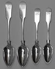 Superb Group of Coin Silver Spoons by Lewis & Smith and Edward Lownes