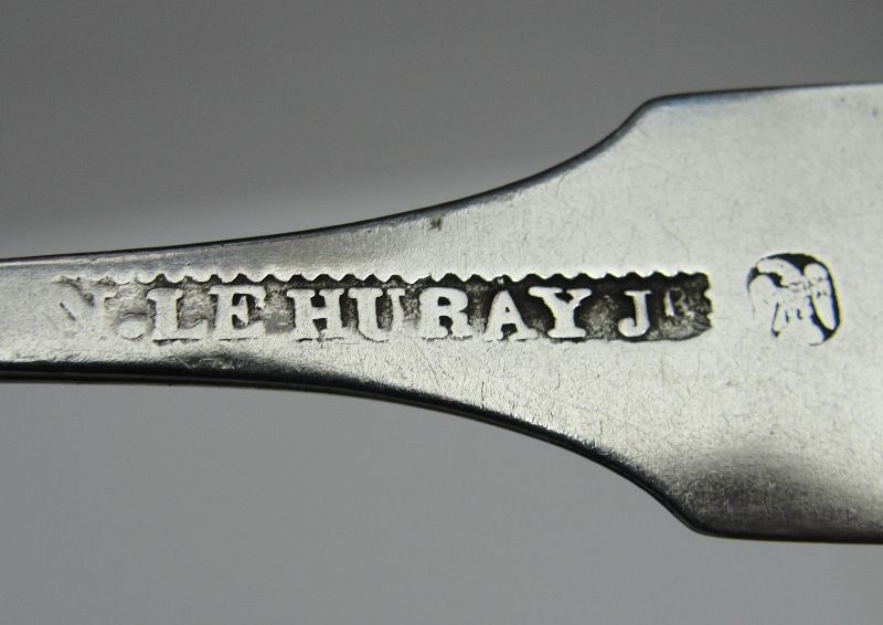 Fine Philadelphia Coin Silver Teaspoon by Nicholas LeHuray, Jr.