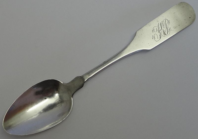 Springfield, Mass. Coin Silver Spoon by Earl Woodworth