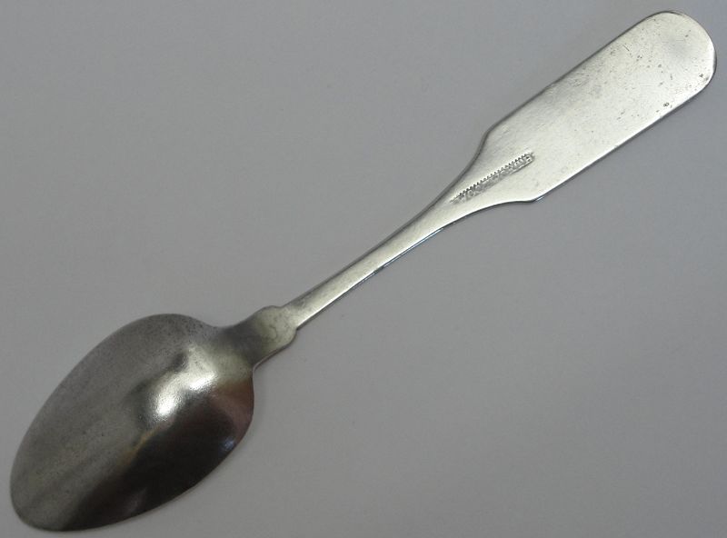 Springfield, Mass. Coin Silver Spoon by Earl Woodworth