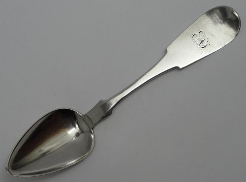 Philadelphia Coin Silver Teaspoon by Abijah B. Warden Ca. 1842-67