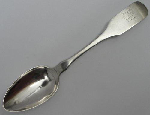 Philadelphia Coin Silver Spoon by Thomas Fletcher Ca. 1827-42
