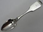 Philadelphia Coin Silver Spoon w/Rare Mark of J. & P. Fries, Ca. 1837