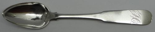 Philadelphia Coin Silver Spoon by John J. Parry, Circa 1815