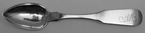 Fine Coin Silver Spoon Circa 1825 by John J. Parry of Philadelphia