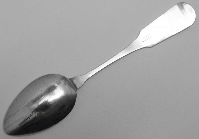 Coin Silver Spoon Circa 1815 Marked &quot;O.&amp;C.&quot; - Location/Maker Unknown
