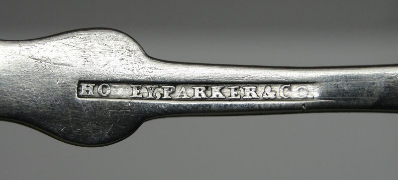 Manchester, NH Coin Silver Spoon by Hovey, Parker &amp; Co., Ca. 1850-52