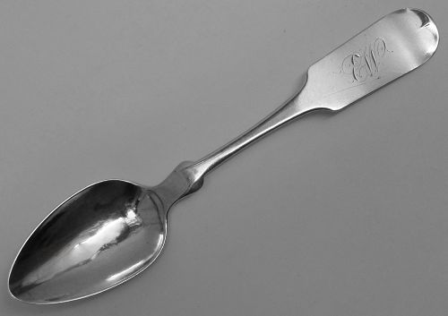 Coin Silver Shellback Spoon by J. K. McDonald - Location?