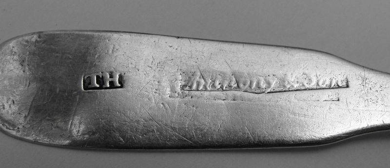 Rare Teaspoon with Marks for Joseph Anthony &amp; Son and Thomas W. Harper