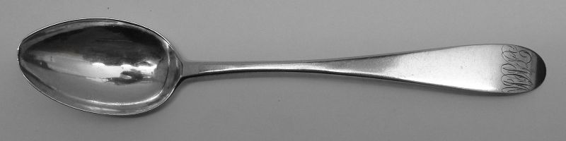 Good Carlisle, PA Coin Silver Teaspoon by George Hendel, Circa 1800