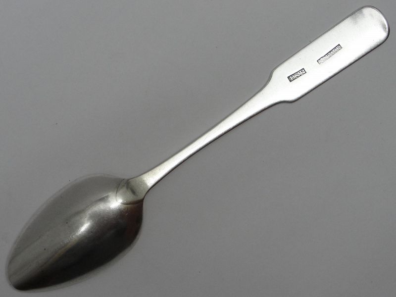 City-Marked Coin Silver Spoon by Downing &amp; Phelps of Newark, c.1810-15
