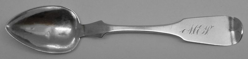 St. Louis, Missouri Coin Silver Spoon Marked J.SHAW&amp;CO.