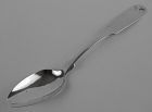 Coin Silver Teaspoon by Benjamin Pitman of New Bedford, MA, c.1830-45