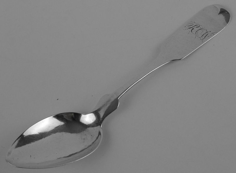 Baltimore Coin Silver Teaspoon by P. B. Sadtler &amp; Sons, &quot;RCW&quot; Monogram