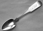 Excellent Coin Silver Spoon by Earl Woodworth of Springfield, Mass