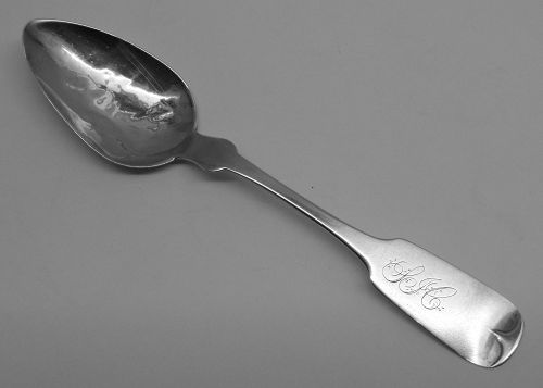 Coin Silver Teaspoon by Farnham & Owen, Circa 1825-45 - Location?