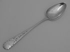 Decorated Circa 1795-1805 Coin Silver Spoon by Teunis D. Dubois of NY