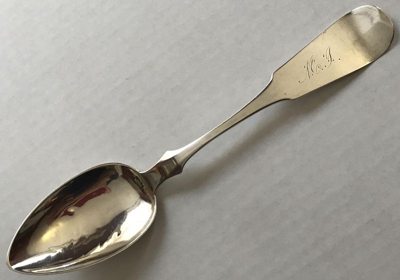 Philadelphia Tablespoon with Rare Mark of J. &amp; S. Frank - 8.5 In., 41g