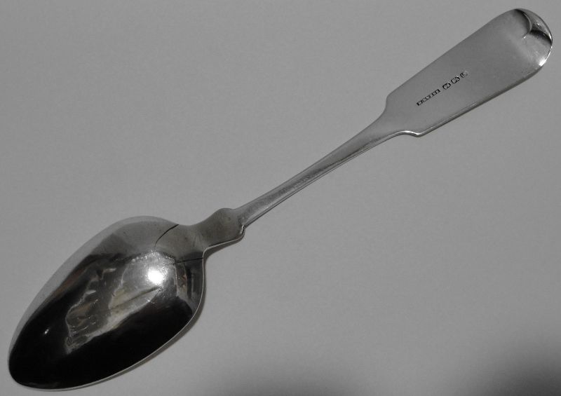 New York? Coin Silver Tablespoon by M. Myers, Circa 1825-45