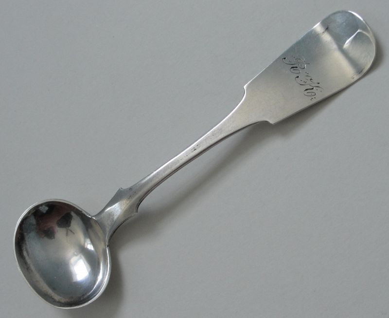 Raleigh, North Carolina Coin Silver Salt Spoon by William H. Thompson