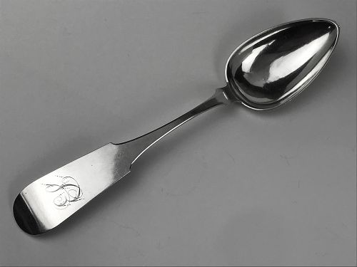 Excellent Large Philadelphia Tablespoon by Jehu & W. L. Ward c1837-50