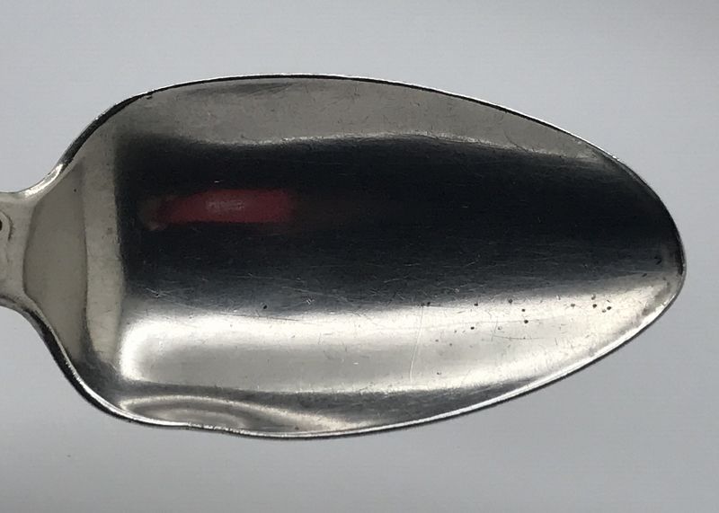 Heavy Natchez, Mississippi Coin Silver Tablespoon by Emile Profilet