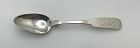 Nice NYC Coin Silver Teaspoon by Henry Edwin Hoyt with Date Punch Mark