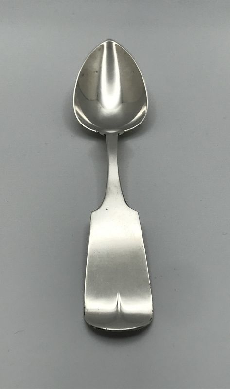 Fine Crested New Orleans Silver Tablespoon by H. P. Buckley, c.1865-75