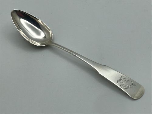 Beautifully Made Coin Silver Teaspoon by Thomas Sargeant, Ca. 1805-10
