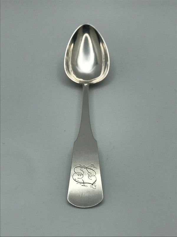 Beautifully Made Coin Silver Teaspoon by Thomas Sargeant, Ca. 1805-10