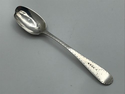 Late 18th Cent. Silver Spoon w/Rare Initial Mark W*F for Wm. G. Forbes