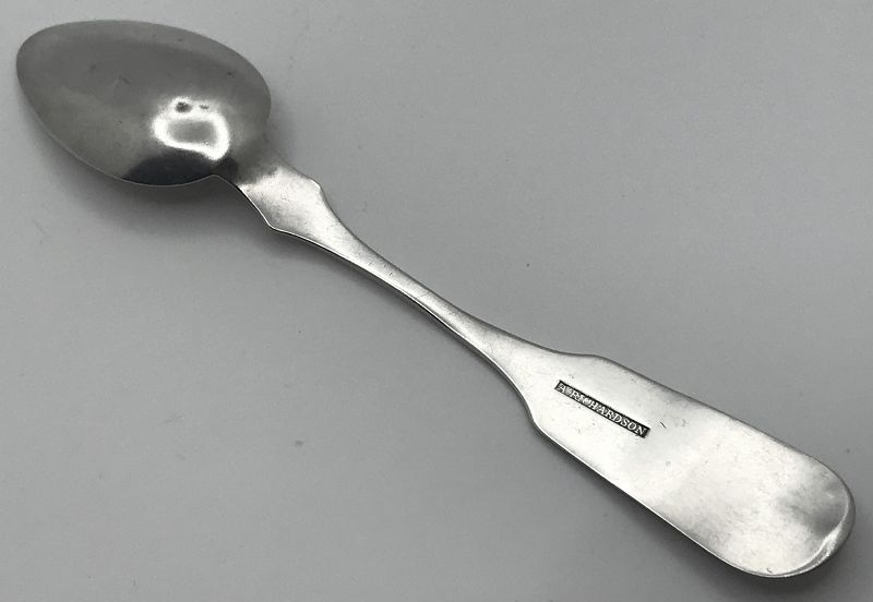 Rare Pittsburgh Coin Silver Spoon by Alexander Richardson c.1839-50