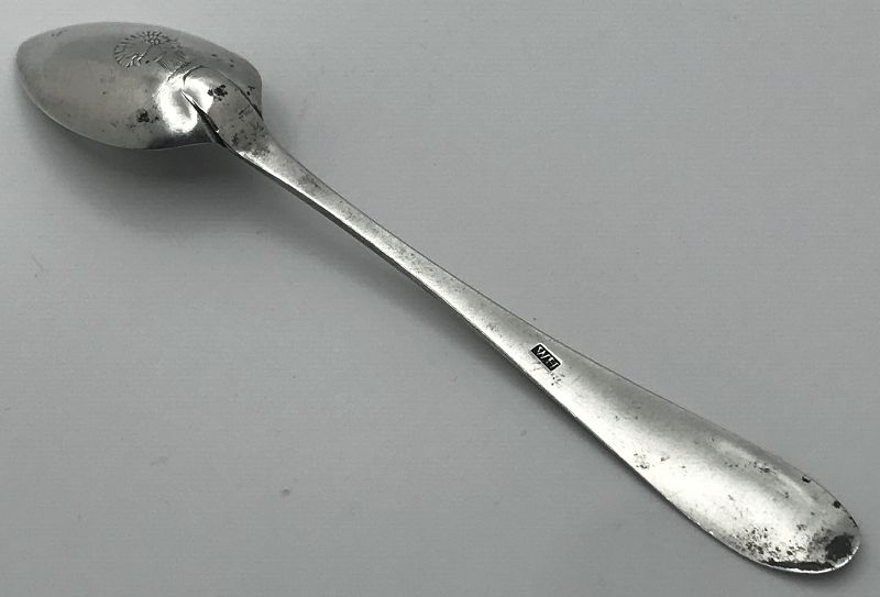 Excellent Sheaf of Wheat Pictureback Teaspoon by William Haverstick